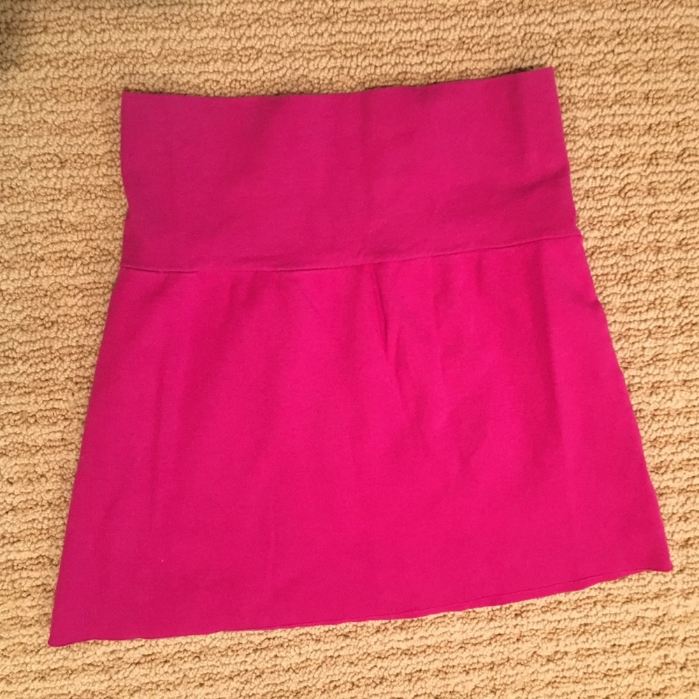 Vibrant pink American Apparel skirt